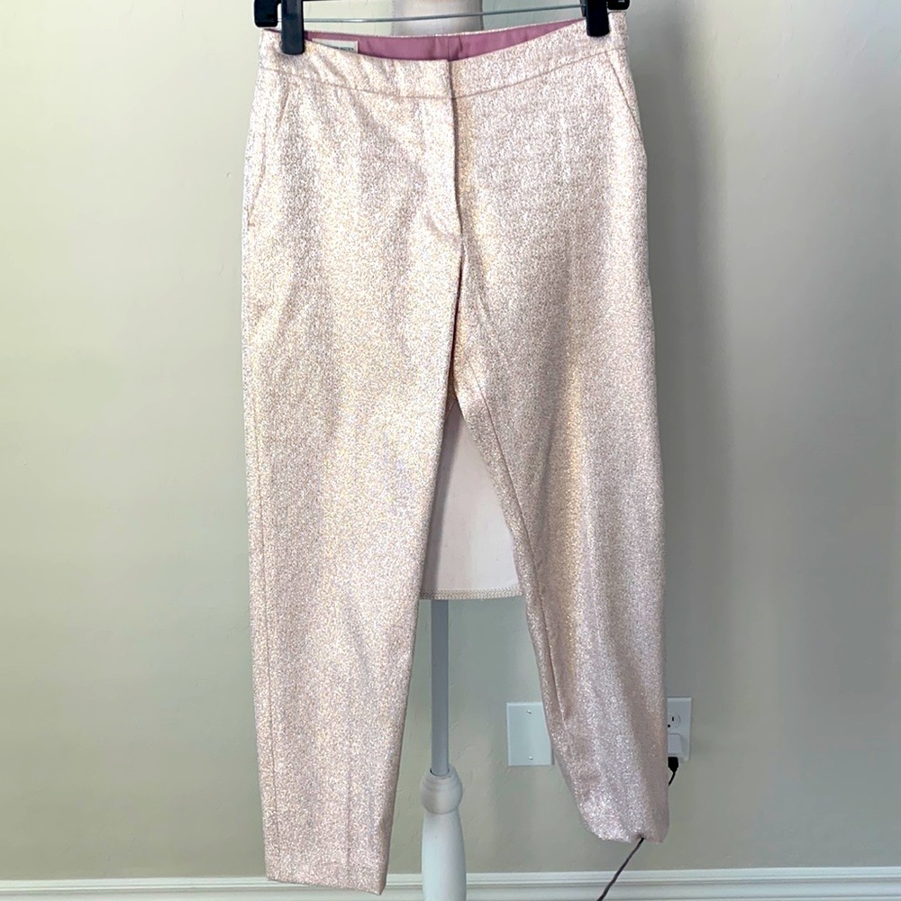 Dries Van Noten Metallic Trousers size 34